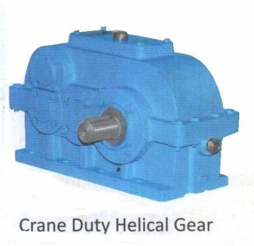Electric Chrome Finish Mild Steel Crane Duty Helical Gearbox Vertical