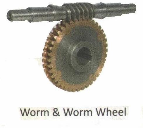 Chemical Coated Polished Metal Worm Wheel, Color : Grey For Industrial