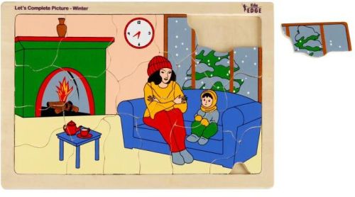 LET'S COMPLETE PICTURE - WINTER Educational Puzzle Toys