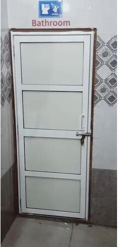 Aluminium Bathroom Door, Color : White