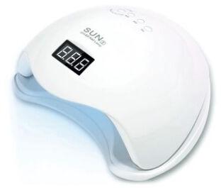 Round Plastic 48W LED Nail Lamp, Color : White