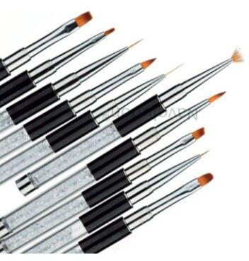 Acrylic Nail Art Brush Set, Feature : Durable