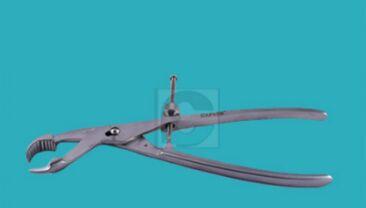 Stainless Steel Bone Holding Forceps, For Clinical, Hospital, Size : 10inch