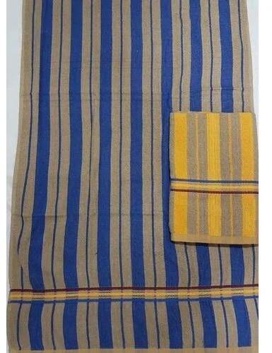 Cotton Stripe Bath Towel, Size : 70 X 140 Cm