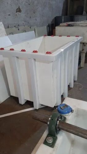 Rectangular PP Storage Tank, Color : White