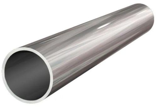 Silver Polished Stainless Steel Round Tube, For Industrial, Feature : High Strength, Fine Finishing