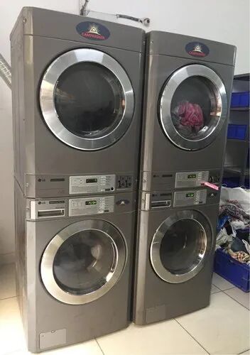 Second Hand Stack Washer Dryer, For Laundry, Nursing Homes, Hospitals Etc, Rated Capacity : 10kg
