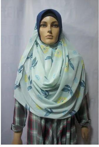 Malaysian Elastic Hijab, Design : Printed