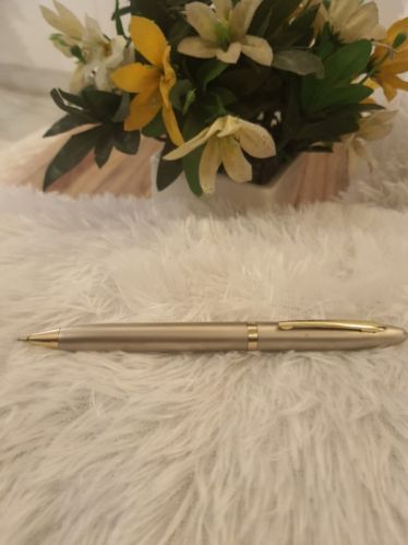 Metal Steel Gold Ball Pen, For Writing, Promotional Gifting, Feature : Stylish Touch, Leakage Proof