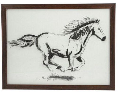 Plastic Horse Wall Hanging Painting