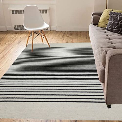 50% Wool Smooth MRIC-023 Flat Weave Rugs, Size : 9X9 Feet