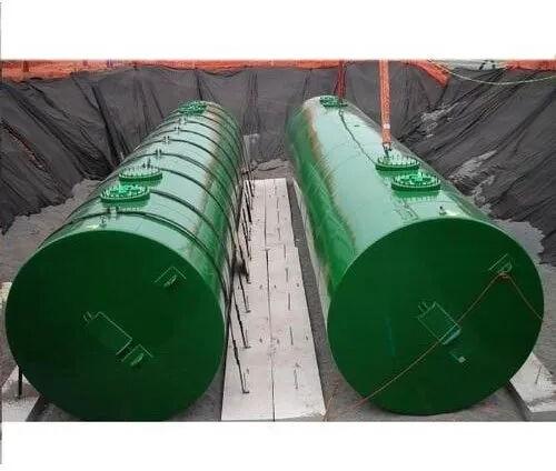 Cylindrical Gases Color Coated MS Gasoline Storage Tank
