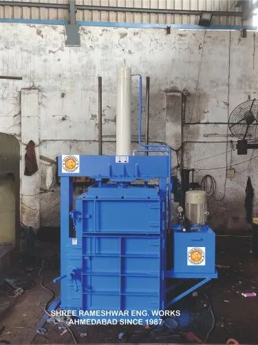 Single Box Hydraulic Baling Press, Capacity : 25 Ton