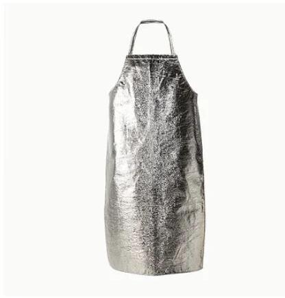 Aluminised Glass Fibre Heat Protective Aprons, Width : 28