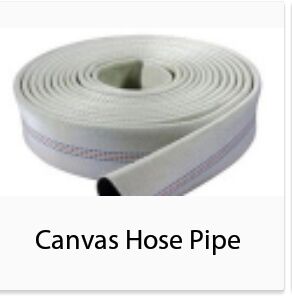 Canvas Hose Pipe, Color : White, Length : 100-150mtr, 150-200mtr