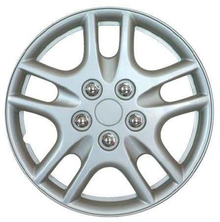 PU Polished Car Wheel Cover, Color : Silver