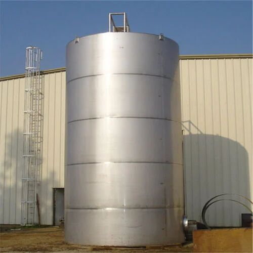 Metal Vertical Tank, Color : White