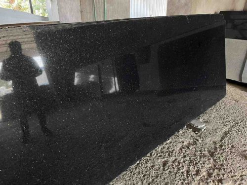 Rectangular Polished Galaxy Marble Slabs, For Hotel, Kitchen, Office, Restaurant, Size : Customised