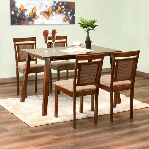 Wood Polished Dining Table Set, For Home, Feature : Easy To Place, Quality Tested