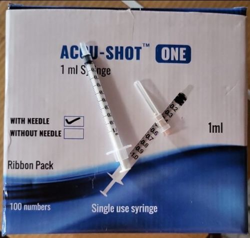 Stainless Steel 1ml Tuberculin Needle Syringe, Feature : Good Quality