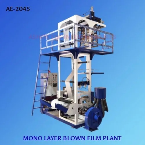 440 V LDPE Monolayer Blown Film Plant, For Shopping Bags, Carry Bags, Garbage Bags, Industrial Liners
