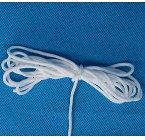 Lycra Mask Elastic, Color : White