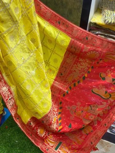 Ladies Banarasi Saree, Packaging Type : Poly Bag