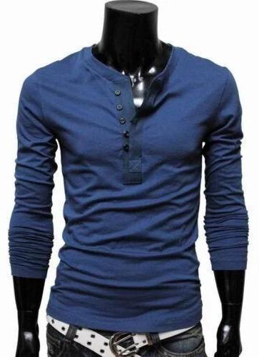 Polyester/Nylon Full Sleeves T Shirt, Features : Soft Texture, Fine Stitching, Shrink Resistance