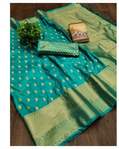Embroidered Kanchipuram Silk Sarees, Occasion : Bridal Wear
