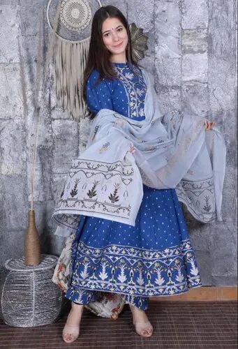 Jaipuri Cotton Kurti, Size : Medium