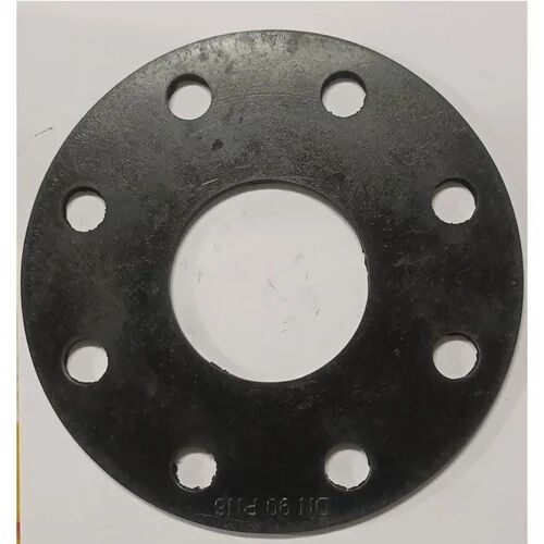 Round Rubber Flange, For Pump, Color : Black