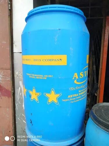 HDPE Plastic Drum, Color : Blue