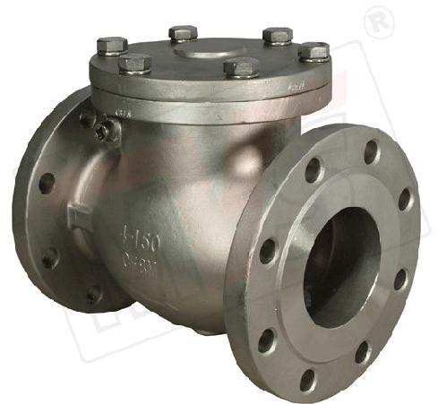 Manual Carbon Steeel Swing Check Valves, For Oil Fitting, Water Fitting, Port Size : 25 Mm To 400 Mm