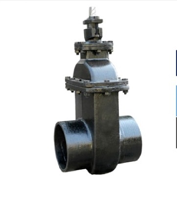 High Cast Iron Plain End Sluice Valve, For Gas Fitting, Oil Fitting, Water Fitting, Size : All Sizes