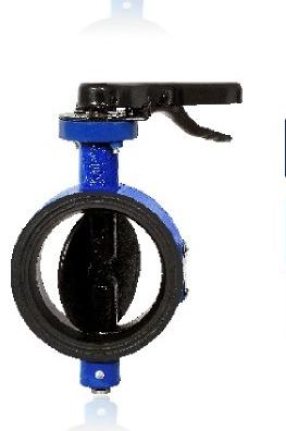 Blue Mild Steel Model 512 Butterfly Valve, Size : All Sizes