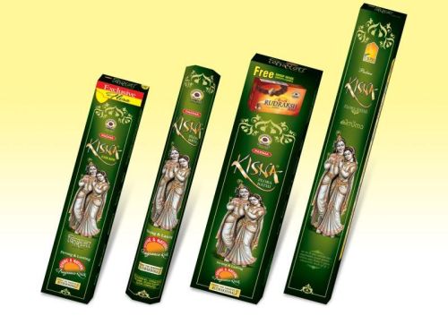 Rudraksh Padma Kisna Flora Incense Stick, For Religious, Office, Home, Pooja, Length : 7-9 Inches