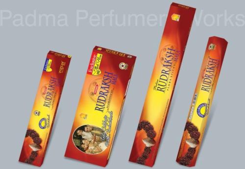 Multicoloured Rudraksh Mala Flora Incense Stick, For Religious, Office, Home, Pooja, Length : 7-9 Inches