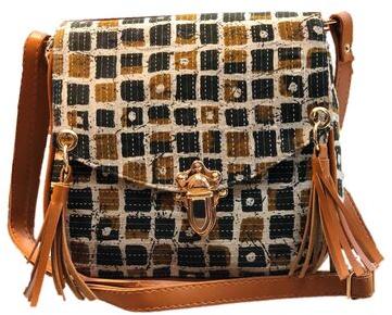 SHEENAZ Printed 350 GRAM Sling Bag, Color : MULTI
