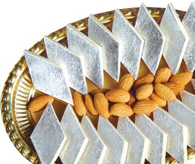 Badam Burfi - Dry Fruit Sweets