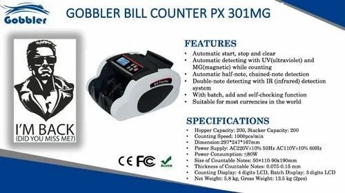 10 MG Currency Counting Machine, Color : Multi-color