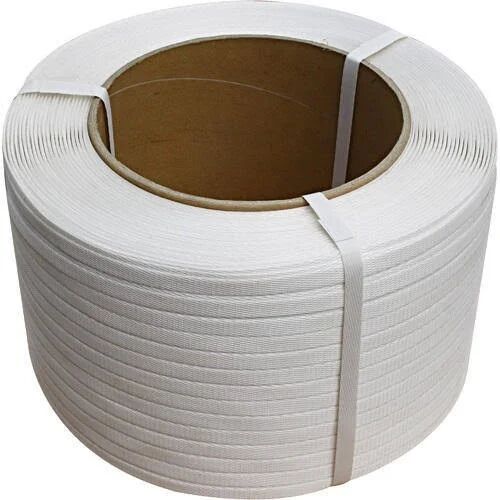 Semi Auto Strapping Roll, Color : White