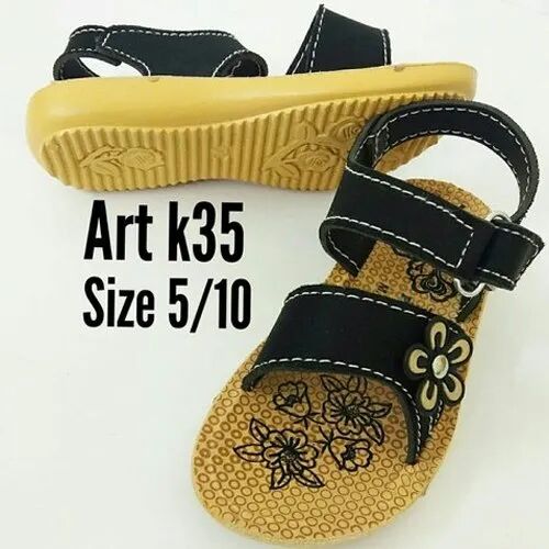 Printed Ladies Designer PU Sandal, Size : 5, 6, 7, 8, 9, 10