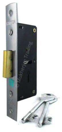 Silver Brown Iron Door Entrance Lock