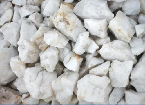 B Grade Quartz Lump, Color : White