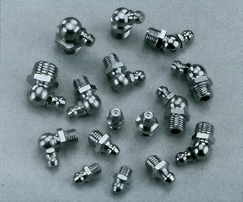 SS Steel Grease Nipple, Size : 4-12 Mm