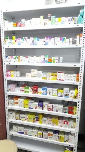 SaiRack IRON SHEET Medical Store Display Rack