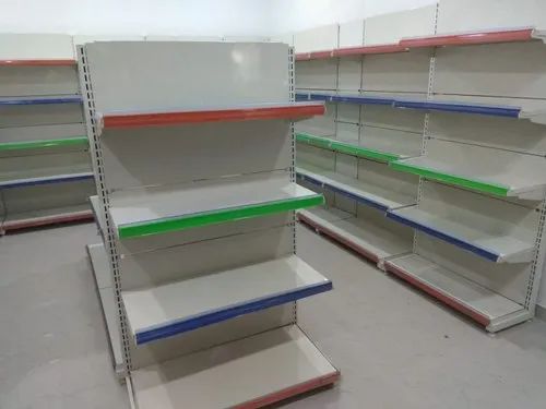 Mild Steel Supermarket Gondola Stand, For Departmental Stores, Size : Customised