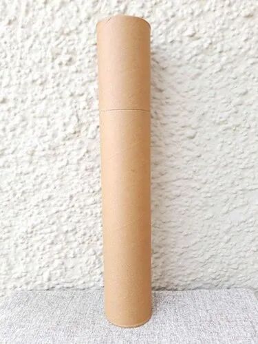 Brown Textile Paper Tube, Pattern : Plain