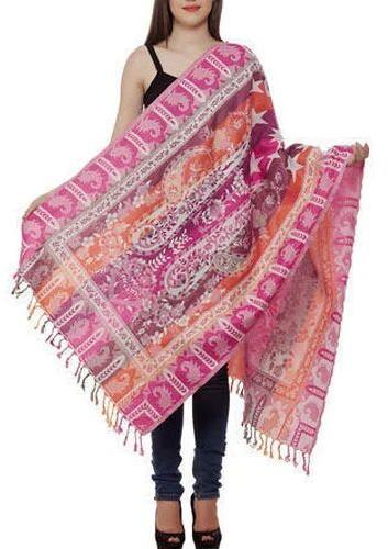 Fancy Chapa Dupatta, Pattern : Plain