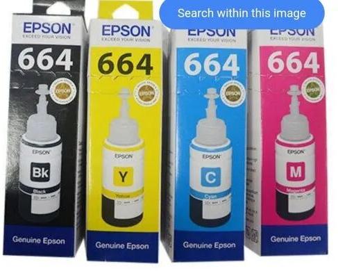 Epson Printer Ink, Packaging Type : Plastic Bottle